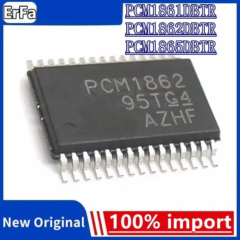 

5pcs 100% New IC PCM1862DBTR PCM1861DBTR PCM1865DBTR TSSOP30 chip