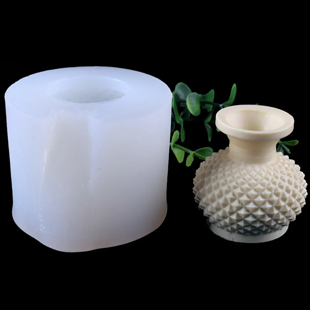 

3D Silicone Vase Mould For Diy Crafts Aromatherapy Making Mold Handmade Crystal Epoxy Accessory Durable Flexible Vase