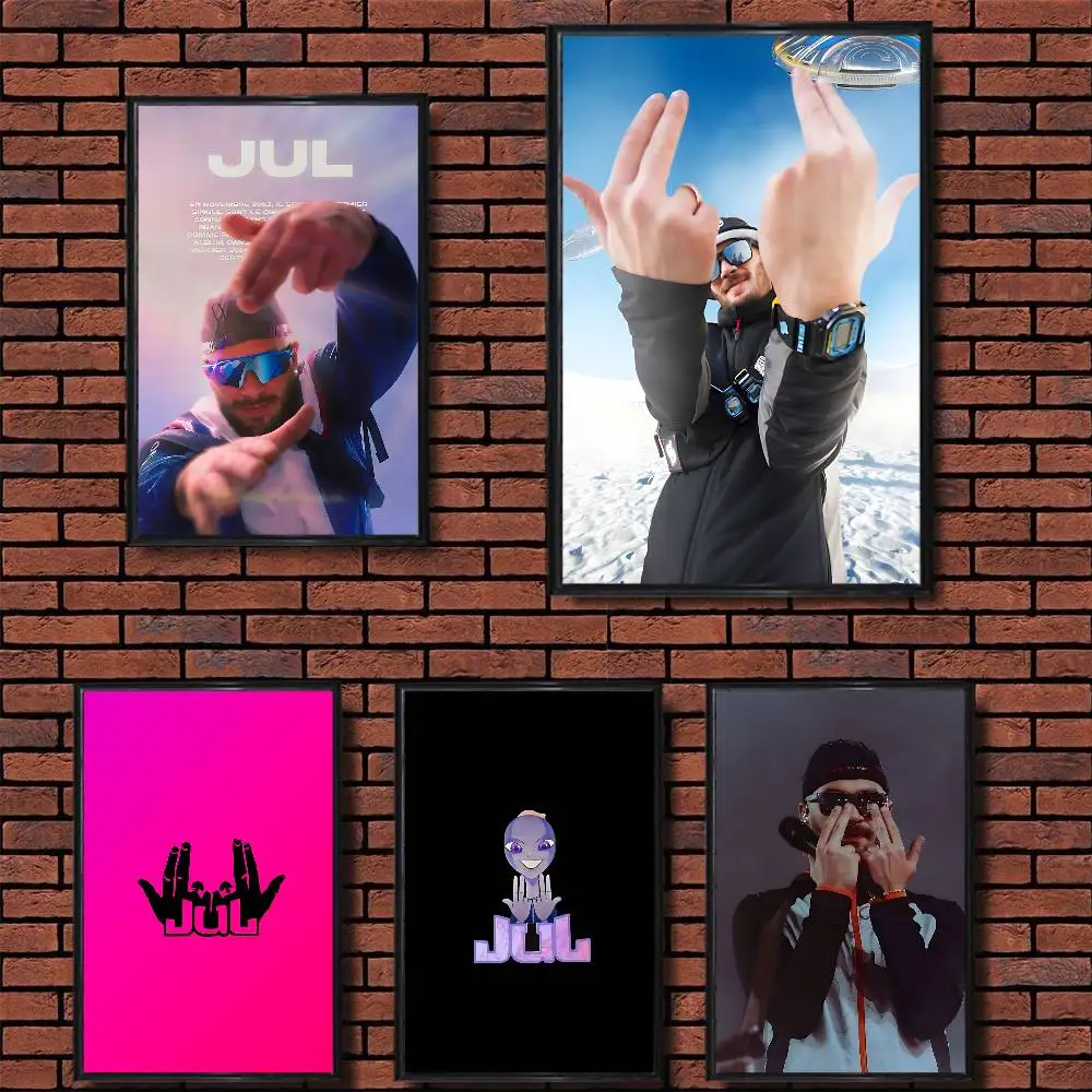 

French cool Jul Rap High Quality Dorm Living Room Aesthetic Wall Decoration Painting Poster Stickers Gift