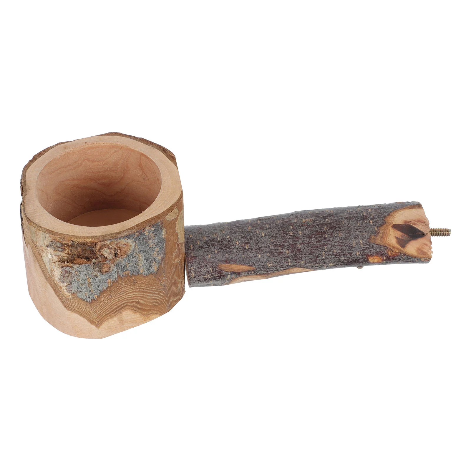 

Game Bird Food Bowl Toy Claw Grinding Rod Hanging Feeder Wood Parrot Stick Feeders
