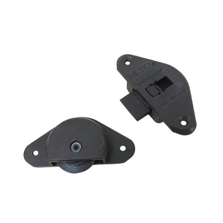 1pc Furniture hardware old fashioned plastic wheel roller cupboard  door track wheel runner small chest pulley