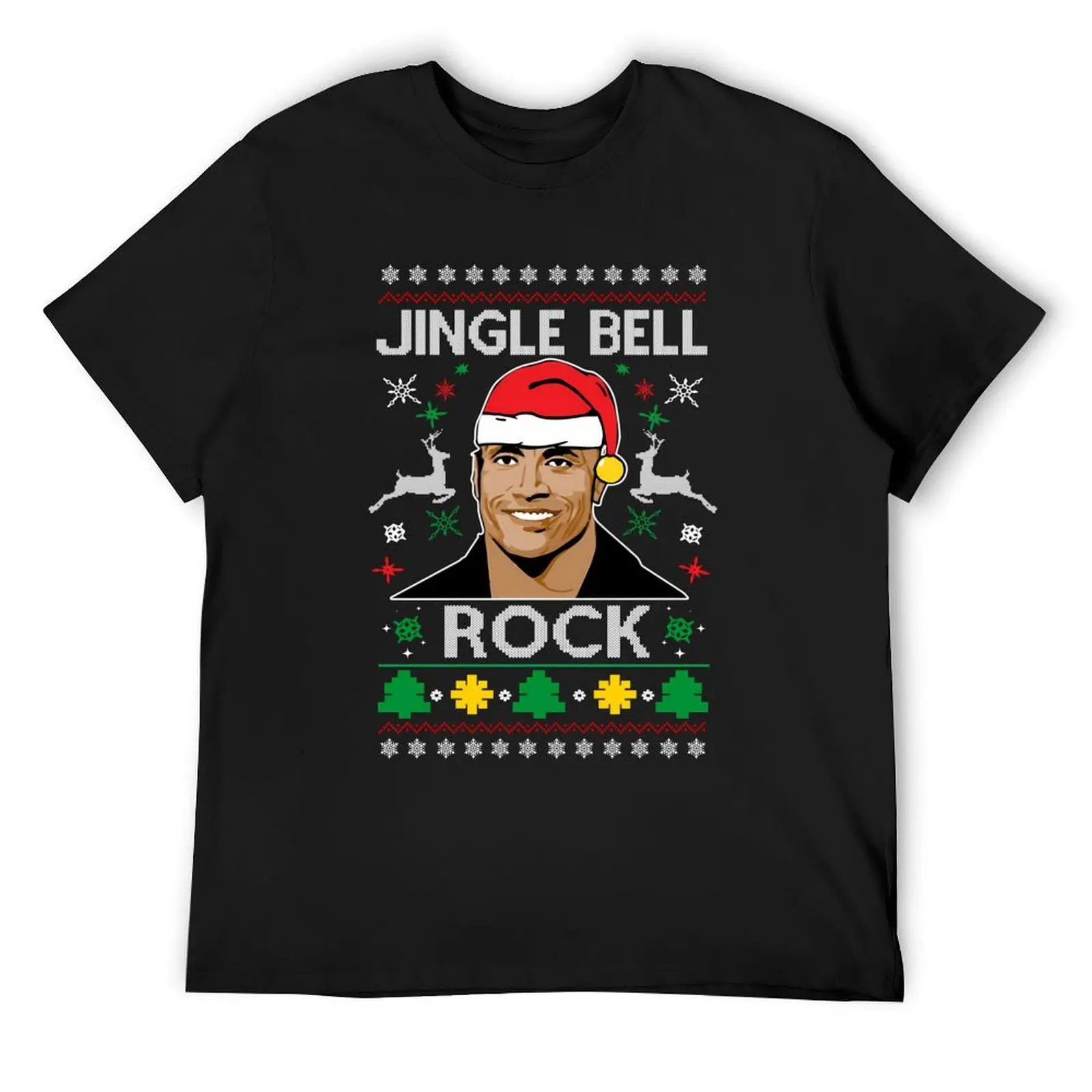 

Dwayne Johnson Jingle Bell Rock Christmas T-Shirt Louboutins vintage Personalized t-shirt workout shirts for men