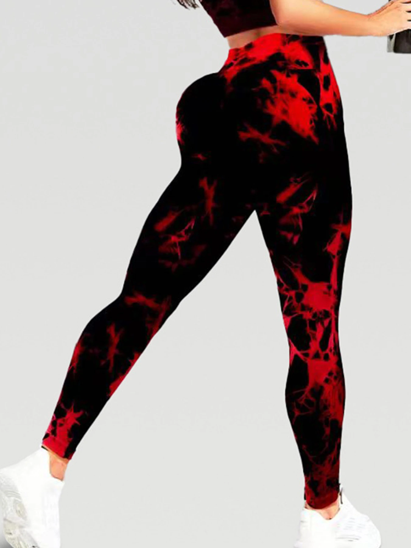 New Tie Dye Seamless Yoga Pants For Women High Waist Push Up Woman Tights Fitness Workout Leggins Gym Clothing