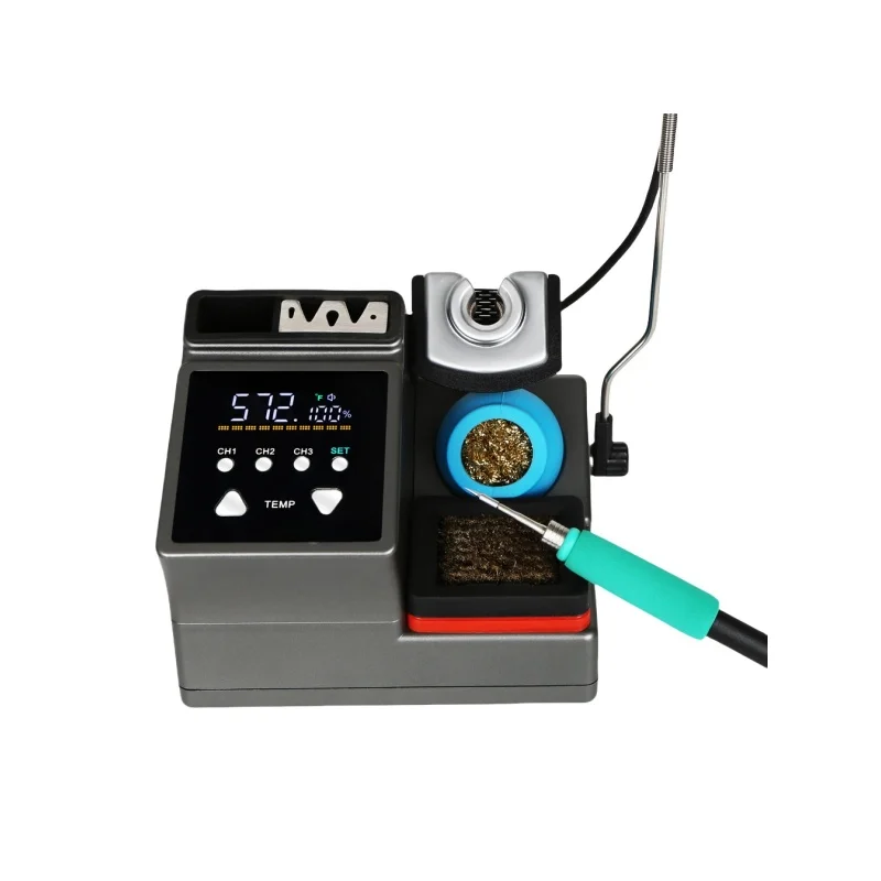 من السهل تشغيل مقبض لحام الحديد خالية من الرصاص الإلكترونية PCB لحام إعادة العمل محطة لحام سبيكة لحام