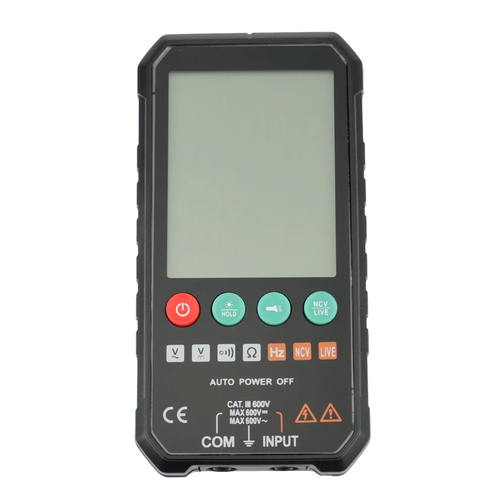 600V Digital Multimeter Ture RMS AC DC NCV Smart Multimeter Tester Ohm Frequency Hz Voltage Meter, FY107A