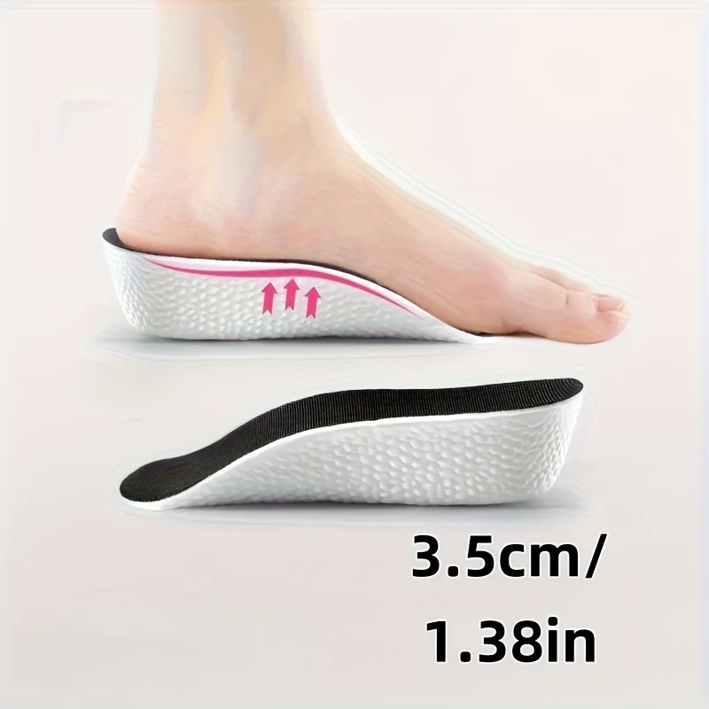 

1 пара невидимых стельок, увеличивающие рост стельки для мужчин и женщин, мягкие подушечки для обуви из пены с эффектом памяти
