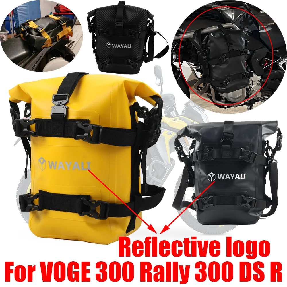 

Waterproof Tool Bag For VOGE 300 Rally GY GY300 300Rally 300DS 300R 300 DS R Accessories Frame Crash Bars Luggage Storage Bags