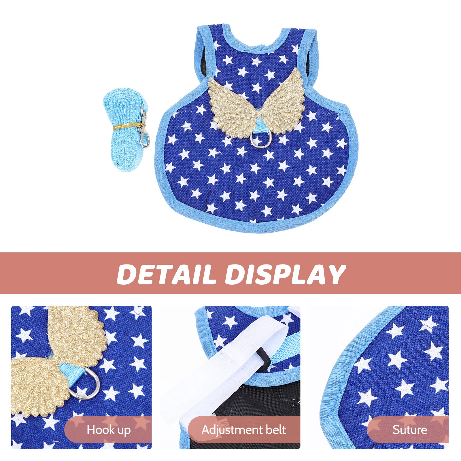 

Adorable Chicken Vest Strong Harness for Walking Pets Reliable Pull Resistance Ideal for Runs with Your Flock Wear-Resistant