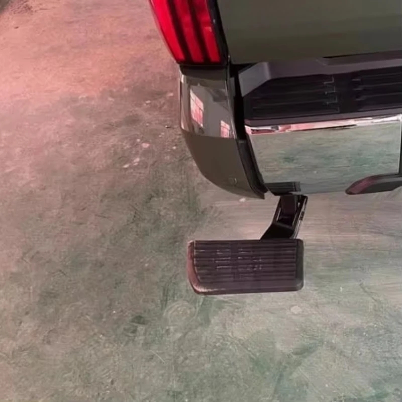 Rear Tailgate Folding Hidden Pedal Ladder Side Mount Retrofit Upgrade 1 Year Warranty For Pickup Truck