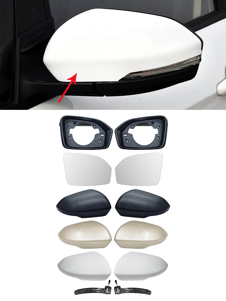 For Geely GX3 PRO Rearview Mirror Frame Lid Shell Cover Glass Lens Turn Signal Light Lamp