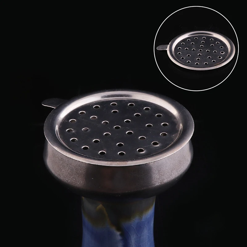 Arabian Hookah Accessories Silicone Smoke Pot Aluminum Alloy Chicha Carbon Partition Set Bowls for Smoking Shisha Head