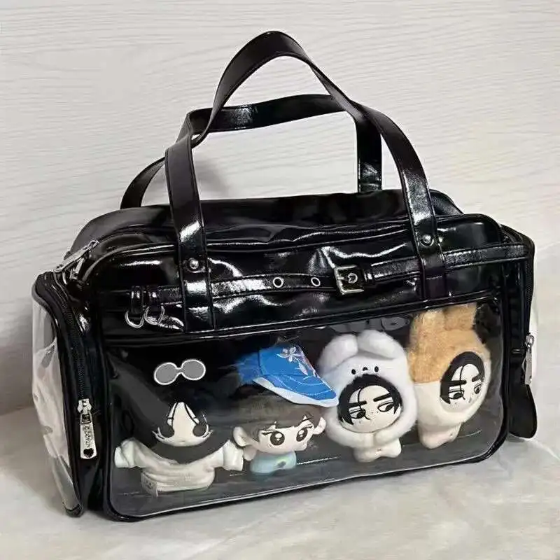 جيوب دمية شفافة حقائب Itabags اليابانية متعددة الجيوب JK حقائب كتف عالية السعة Harajuku حقائب الطالب هدايا الفتيات