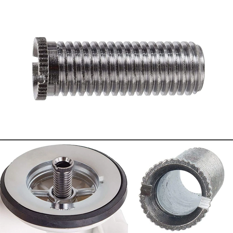 Tornillo colador fregadero, colador acero inoxidable, conector tornillo roscado, tornillo perno fregadero para