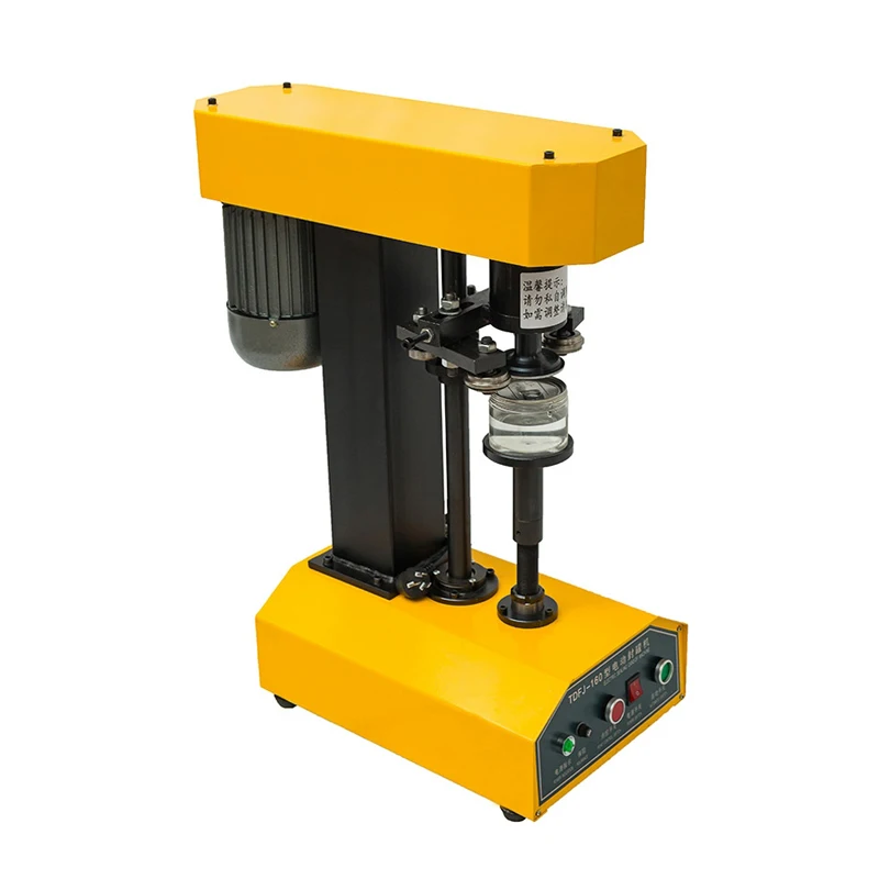 آلة ختم العلب شبه الأوتوماتيكية من الفولاذ المقاوم للصدأ آلة تغطية علب الطعام لسدادة بيرة الأسماك الفاكهة