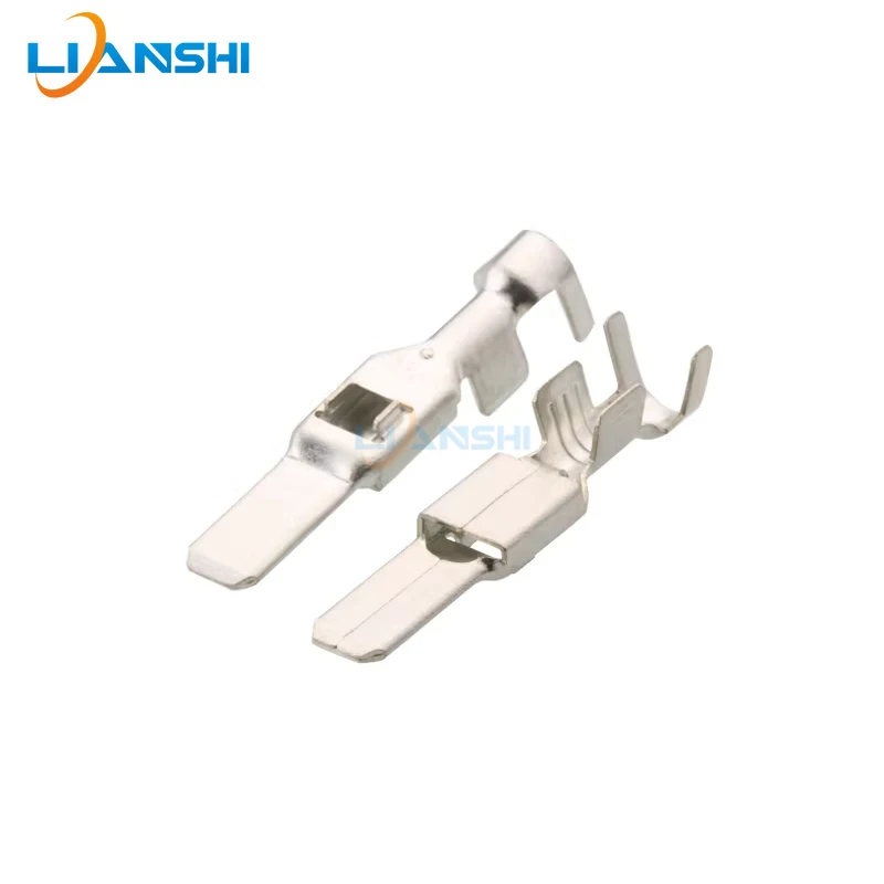 

200pcs 8230-4532 4.8 series automotive connector pin terminal with tin-plated contact DJ614B - 4.8 × 0.8C