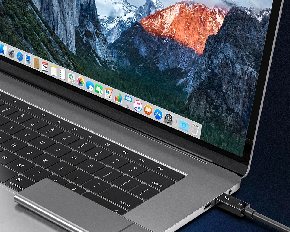 Thunderbolt 5 Kabel Weiches TPE 80Gbps Typ-C USB4 V2 Koaxialkabel USB-C zu C 240W 16K 8K für EGPU Mac MINI SSD iPhone 16 MacBook – Detail 9