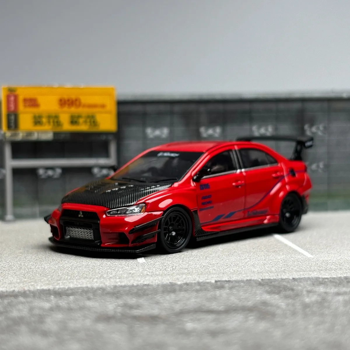 1:64 Scale Lancer EVO X Alloy Car Model Ornaments