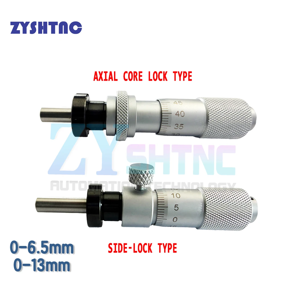 Micrometer head/vernier caliper 0-13mm 0-6.5mm 0-25mm 0-50 with lock high-precision mechanical differential head Axial core lock