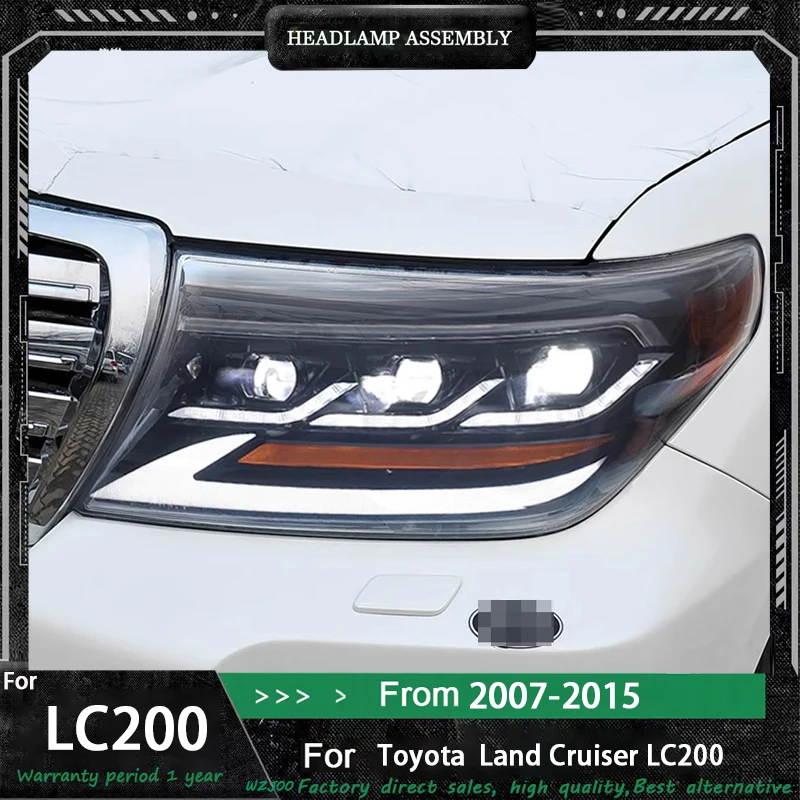 

Car Led Headlight For Toyota Land Cruiser Accessories 2007 2008 2009 2010 2011-2015 Full Leds DRL Turn Signal Headlamp Assembly