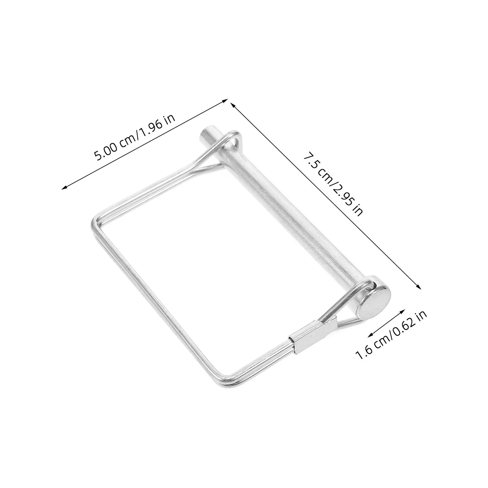 

Heavy Duty Hitch Pin with Wire Retainer for Shaft Locking Coupler Trailer Farm Garden Towing Safety Coupler Pin