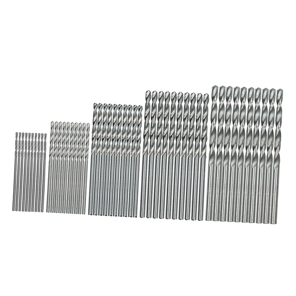 Taladro HSS multifunción de 50 piezas, 1/1, 5/2/2, 5/3mm, apto para herramientas rotativas