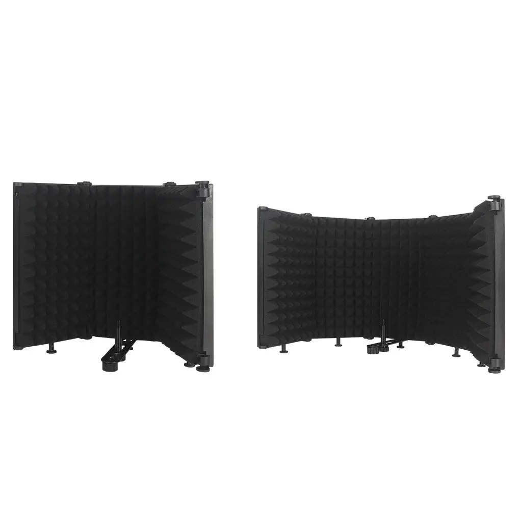 PP Easy-to-Operate Vocal Booth Isolation Panel For Quality Recordings Wide Application Microphone Parts Durable