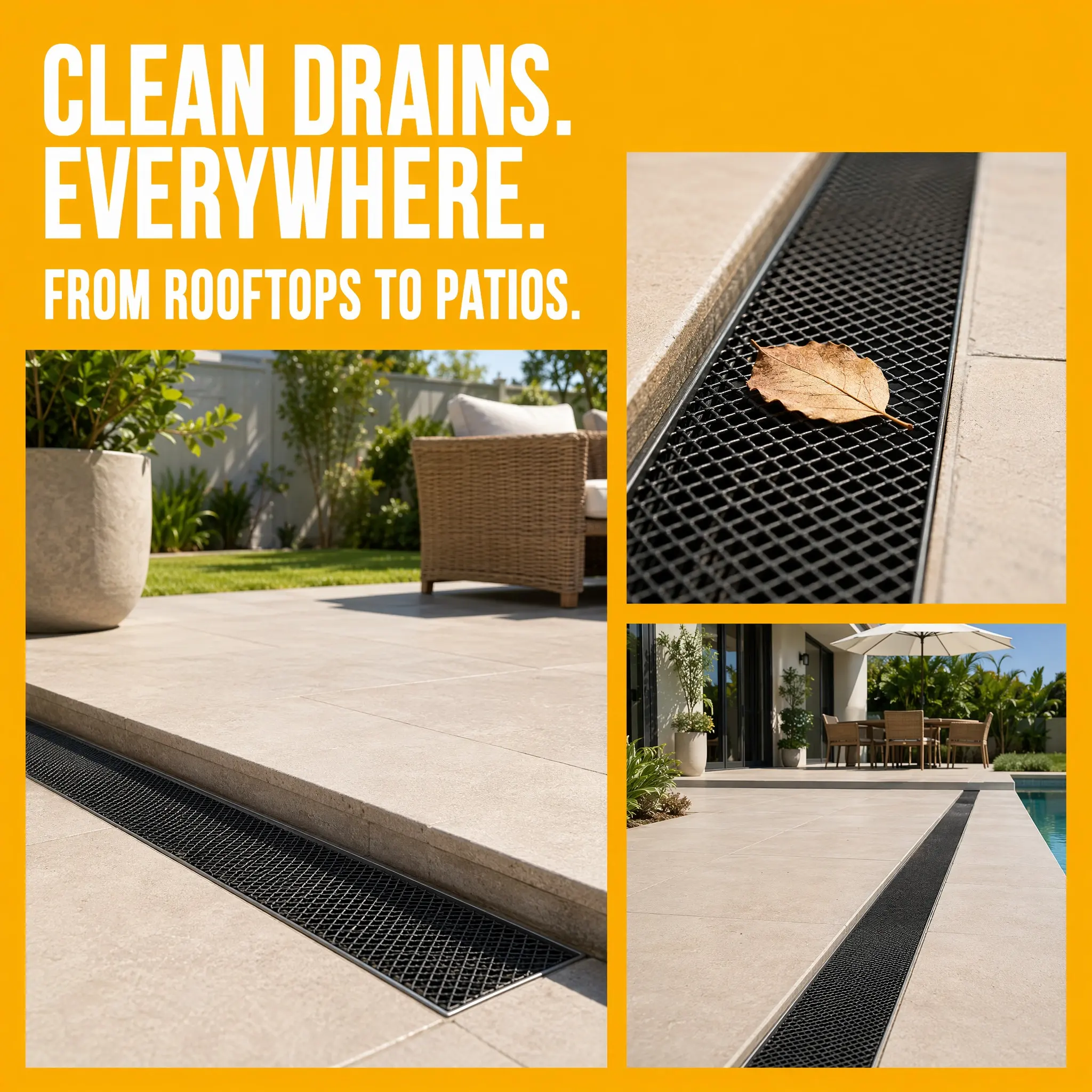 Drain Cover Plastic Drainage Grate Outdoor Floor Filter Halloween Christmas New Year Gutter Guard Roll Gutter Leaf Guard ABS