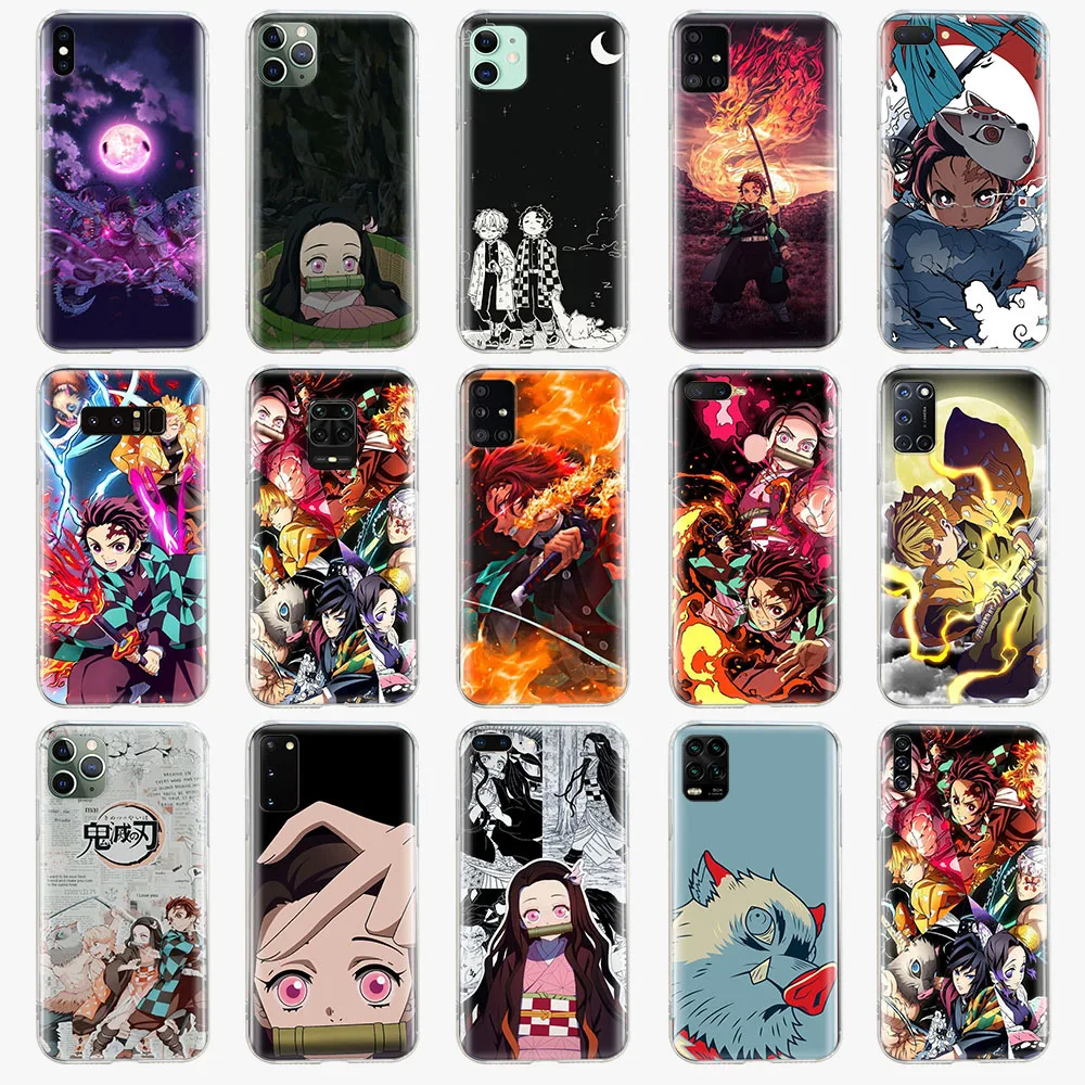 TPU Case for Motorola Moto G200 E6i E6S E6 E7 Plus E7i E13 G10 Power G20 5G G30 G31 E20 E30 E40 Cover Z-76 Demon Slaye