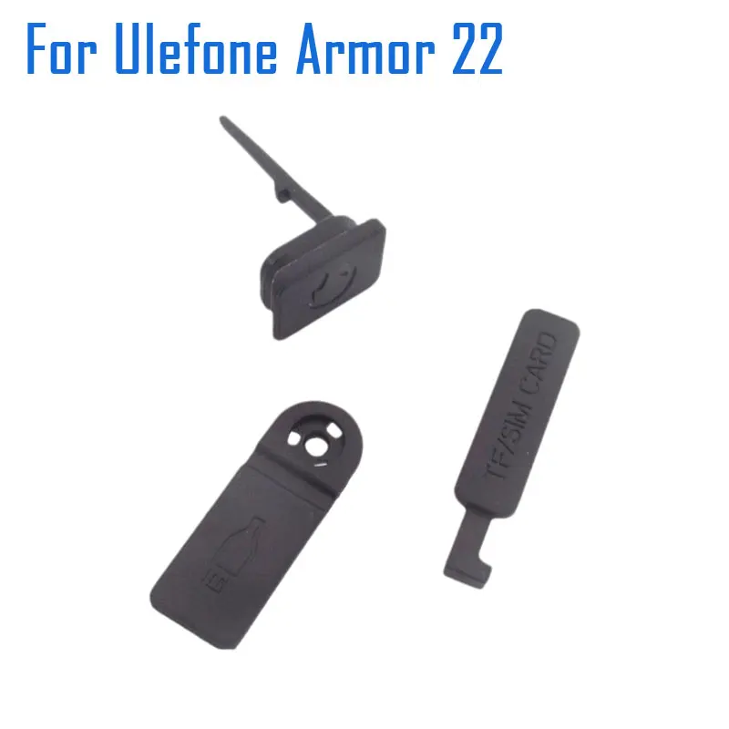 

New Original Ulefone Armor 22 SIM TF Dust Plug USB Rubber Plug Earphone Dust Plug For Ulefone Armor 22 Smart Phone