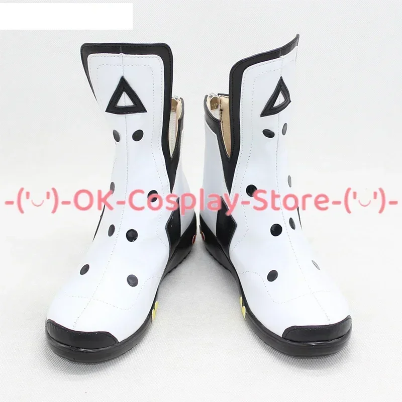 [Customized Size] Overwatch Tracer Lena Oxton Cosplay Shoes Game Roleplay Costume Prop Halloween Carnival Party Boots PU Leather