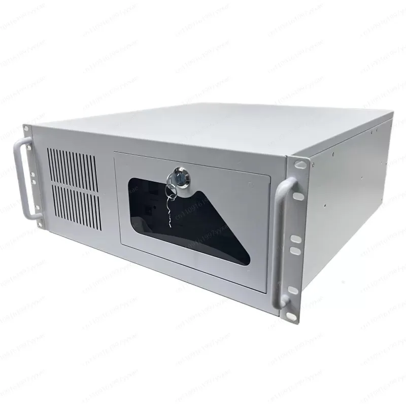 19-Inch rack-mounted 4U industrial control chassis supports 120/240/360 water cooling with a height of 155mm CPU radiator