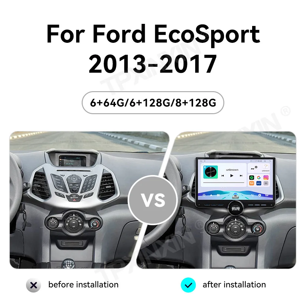 11.5 Inch Screen Car Radio For Ford EcoSport 2013-2017 Android GPS Navigation Multimedia Video Player Stereo Receiver Head Unit