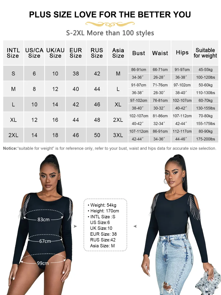 Comeondear Black Round Neck Casual Rompers Pajamas Oversized Bodysuits Lingerie Sexy Teddy Long Sleeve Tassel Leotard Underwear