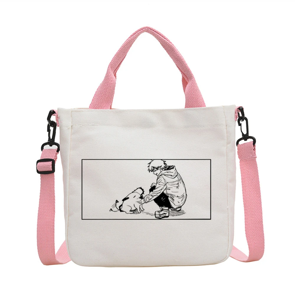 Chainsaw Man tote bag foldable einkaufstasche grocery reusable shopping femme