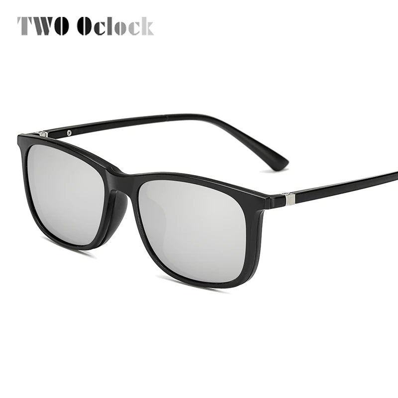 TWO Oclock Magnetic Sunglass Men Women Polarized UV400 Clip On Myopia Optic Prescription Glasses PC Frame 5 In 1 Glasses Eyewear image 5