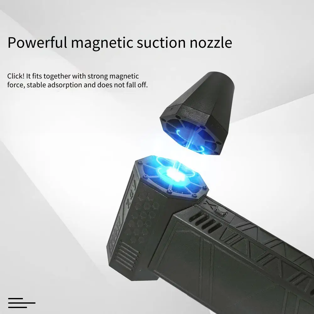 130000RPM Air Blower Turbo Jet Fan Electric Power Display Handheld Mini Dust Cleaner High Speed Duster Gun Cleaning Tool