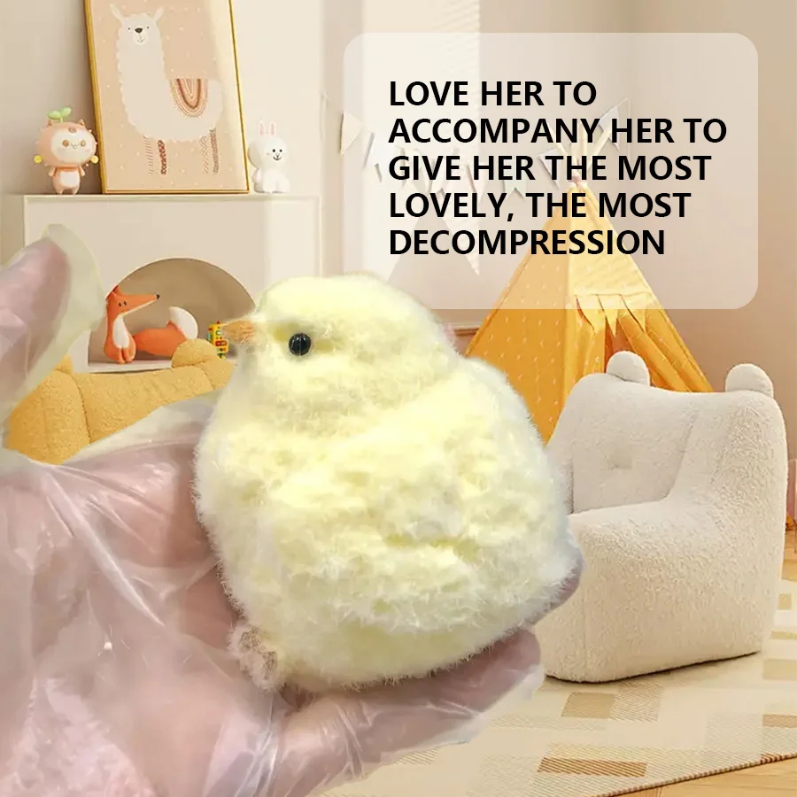1pc Soft Fun Squeezable Handmade Chick Stress Relief Toys Ultra Soft Fidget Toy-Ideal Gifts for All Ages on Holidays image 2