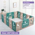 Green brown 16pcs