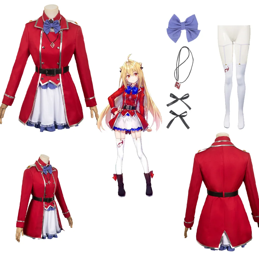 Terakomari Cosplay Costume Anime Hikikomari The Vampire Countess No Monmon Dress Coat Outfits Halloween Carnival Party Role Suit