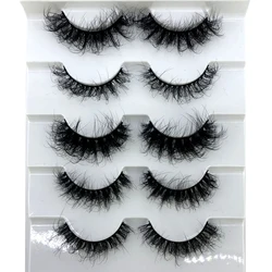 Faux-cils en vison au volume spectaculaire, 5 paires, extensions, nouveauté