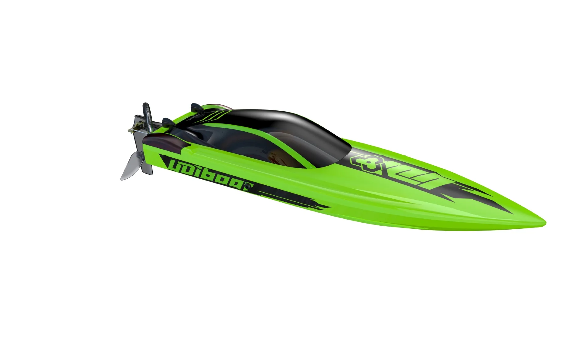 UdiRC UDI018 RC Boat 40Km/H High Speed 2.4GHz Radio Control Boat Waterproof Brushless Pvc Boat RC Speedboat Toys Gift For Kids