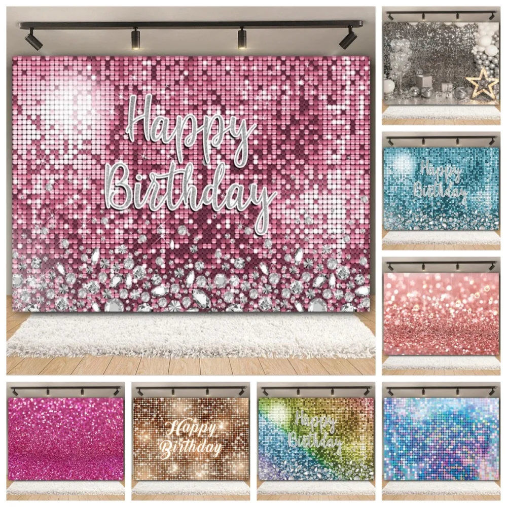 

Dreamy Sparkling Polka Dot Theme Banner Background Cloth, Adult Wedding, Birthday Party Decoration Photography Studio Background