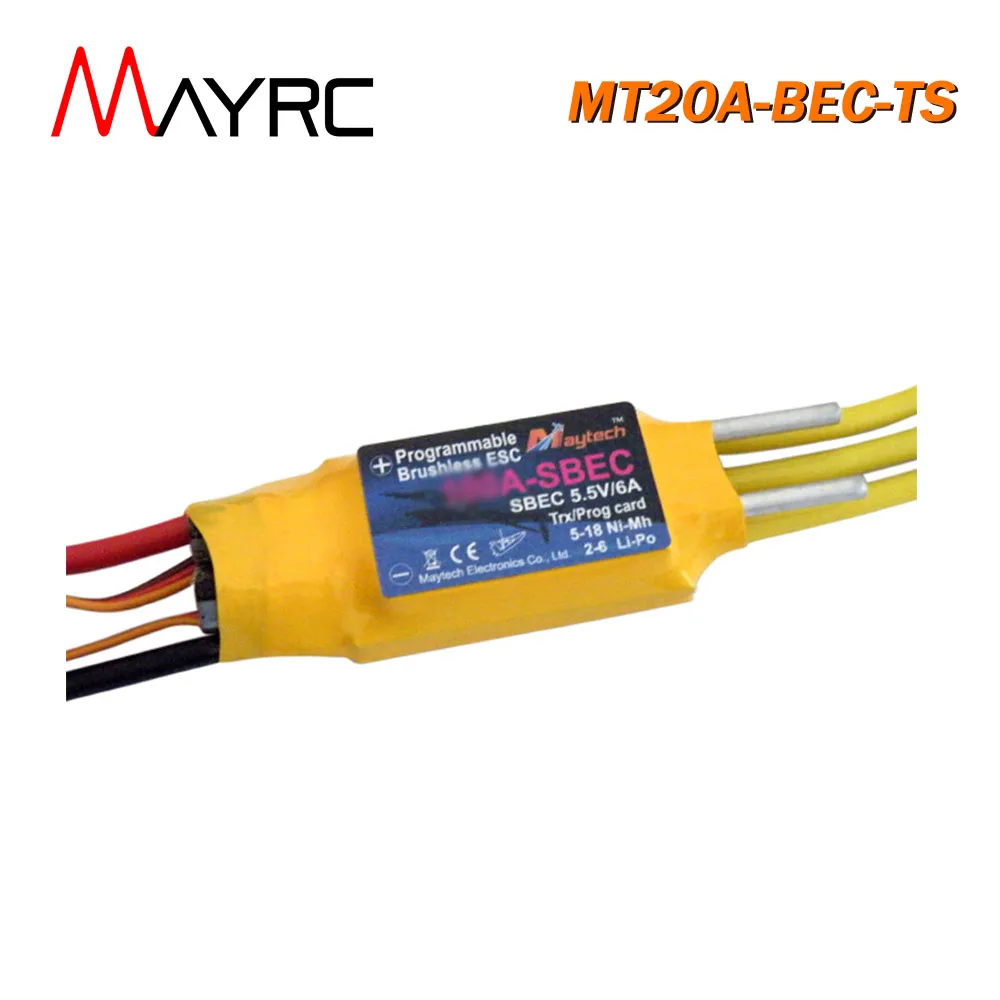 

1/4PCS MAYRC 20A 5.5V/4A BEC ESC with 32bit Micro-processor for RC Baitboats Fishing Boat Underwater Robots Visual Fish Finder