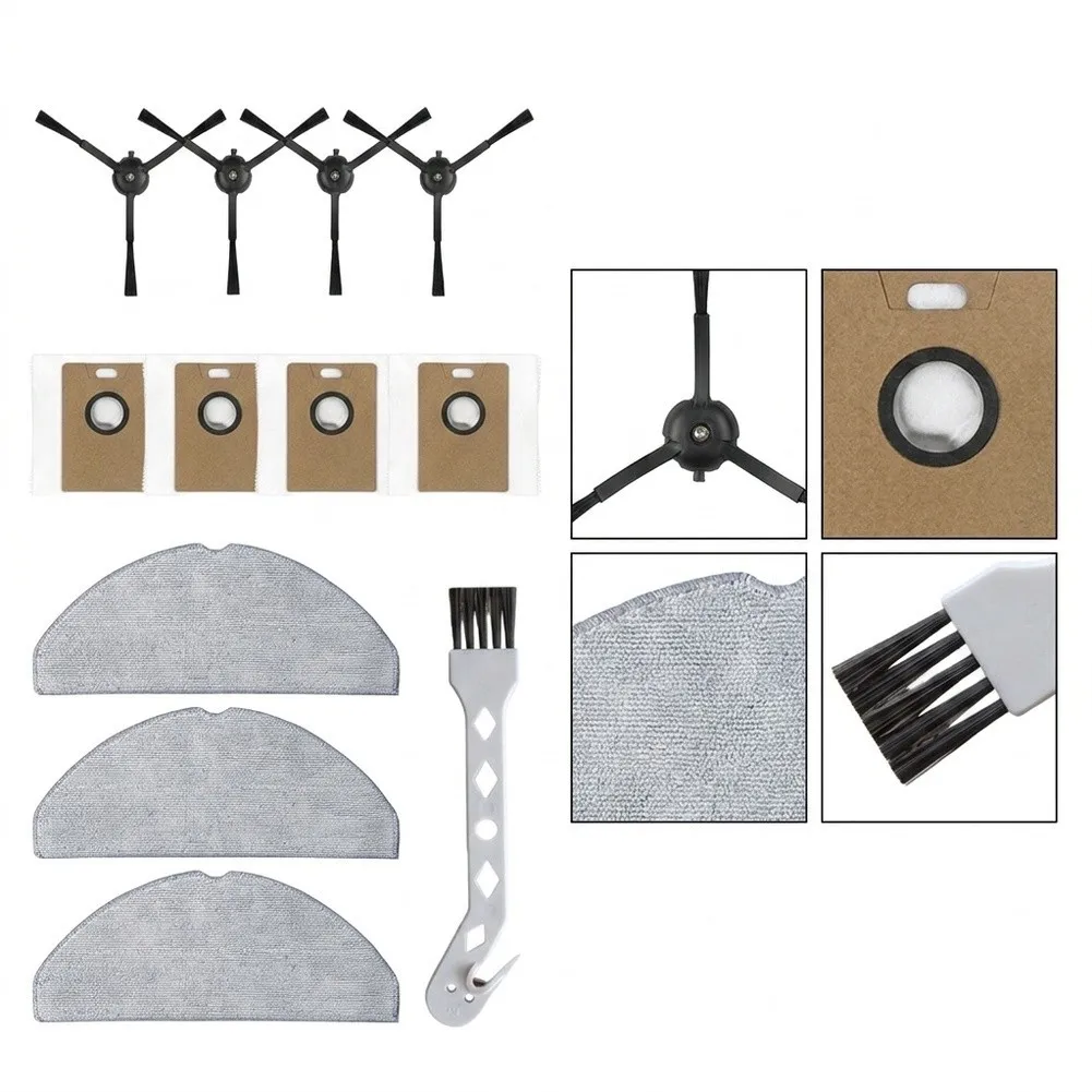 1set Filter Mop Cloth Dust Bag Side Brush Kit Replacement For Lubluelu L40/B40 Robot Vacuum Cleaner Household Cleaning Tools