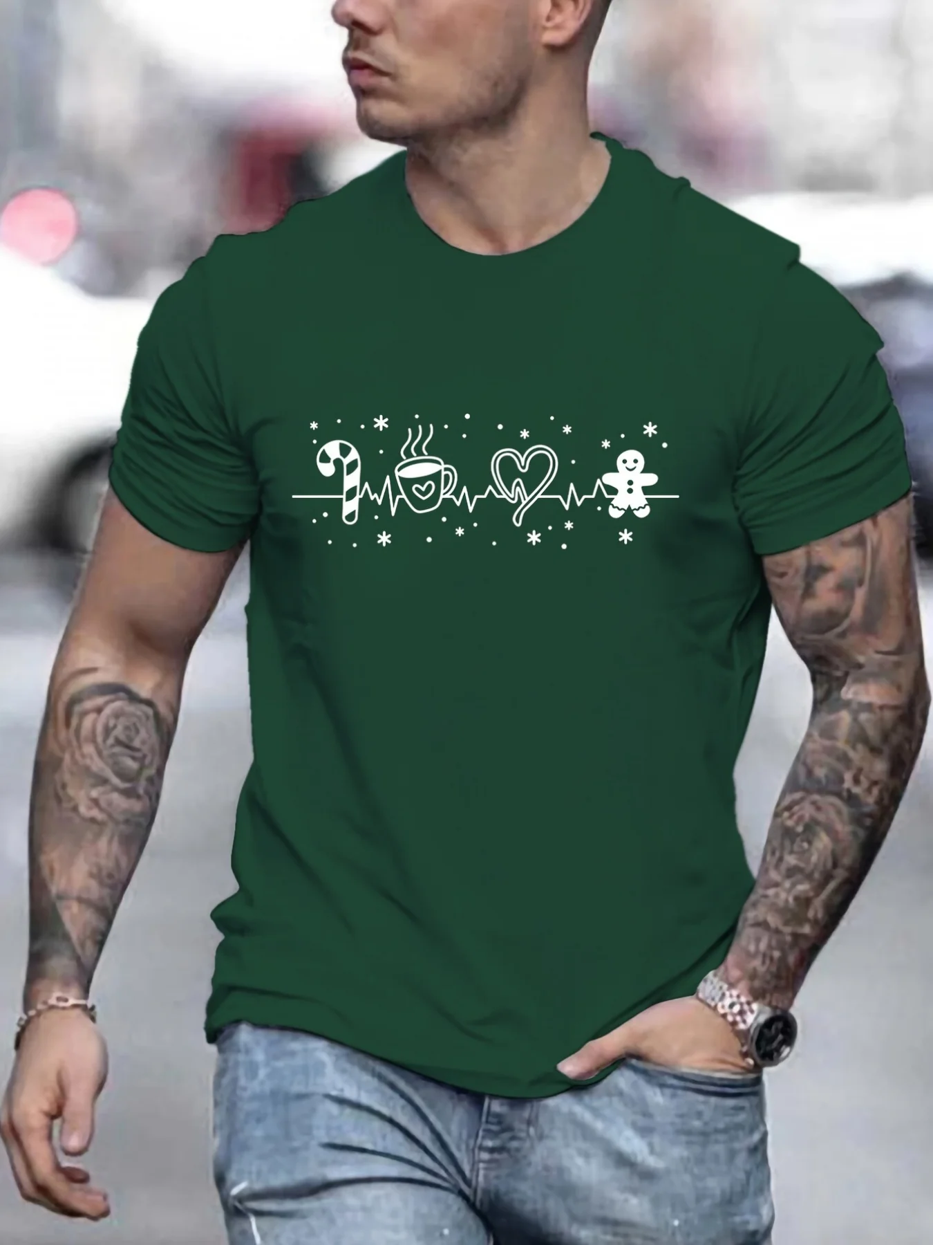 

Funny Christmas Men's Clothes Short Sleeve T-Shirts 3D Printed Shirts Summer Clothing Men Gym Sportswear Casual Oversized Shirt