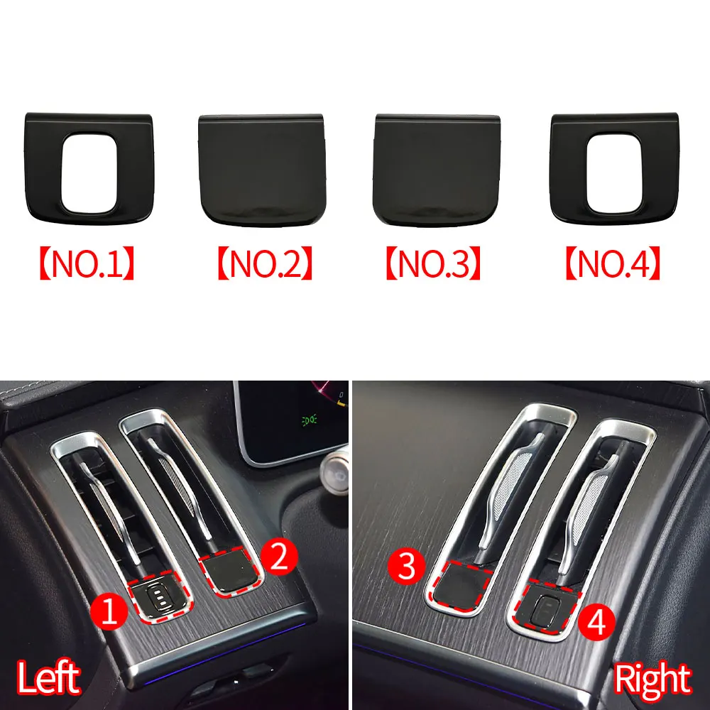 For Mercedes W223 Car Front Left RIght Dash Air Conditioner Vent Grille SWitch Small cap For Benz S Class S300 S320 S400 MAYBACH