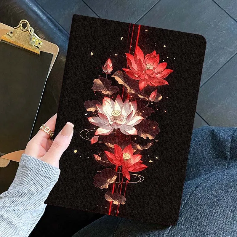 capa-de-design-fashion-lotus-para-ipad-pro-air-mini-11-1-2-3-4-5-6-7-7ª-geracao-129-13-79-83-m3-m4