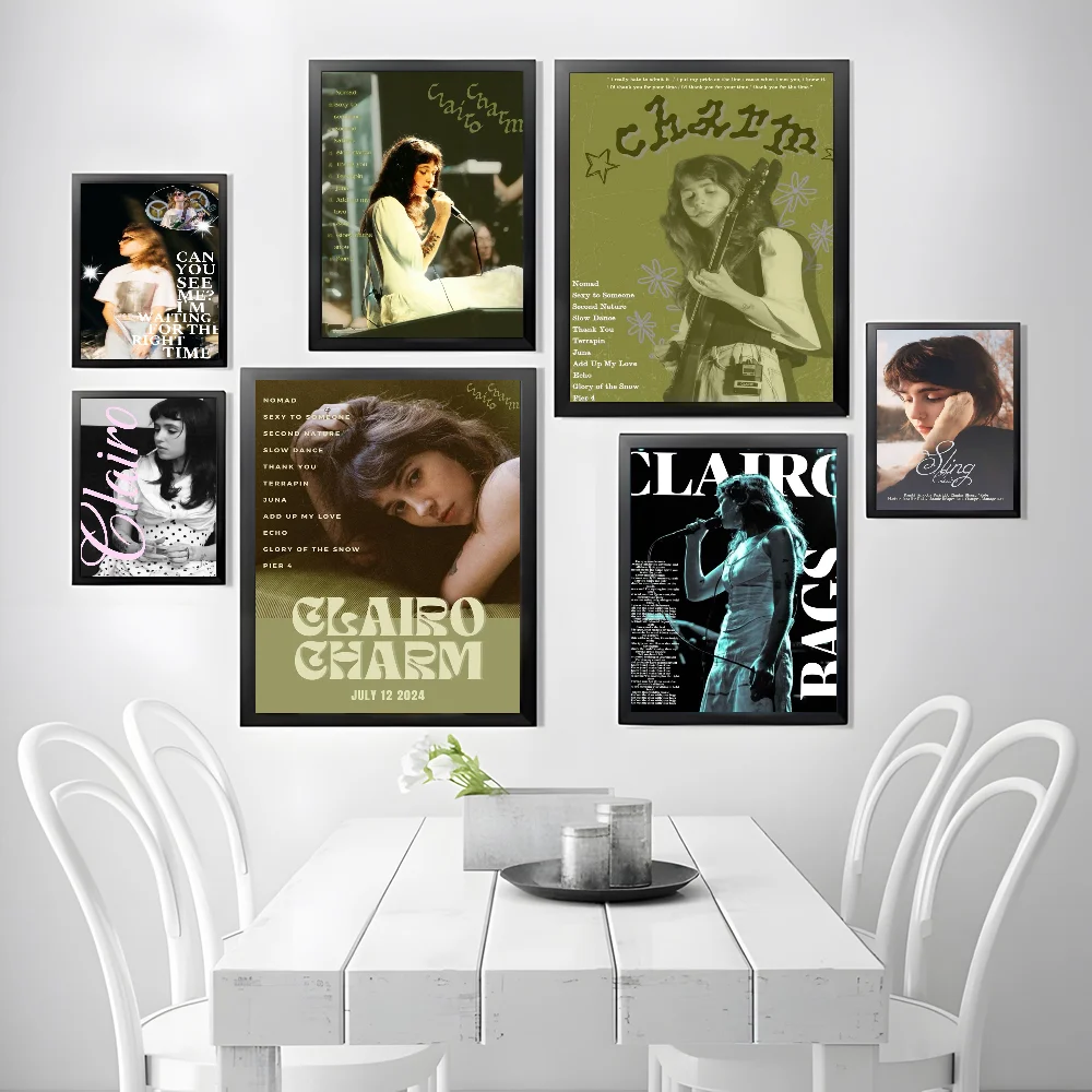 Charm Singer C-Clairo Poster High Quality Wall Art for Home Office Bedroom Living Room Hallway Bar Perfect Gift Idea