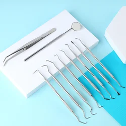 Dental Hygiene Tool Sickle Shape Dentist Tartar Scraper Scaler Dental Equipment Calculus Plaque Remover Teeth Cleaning Oral Care