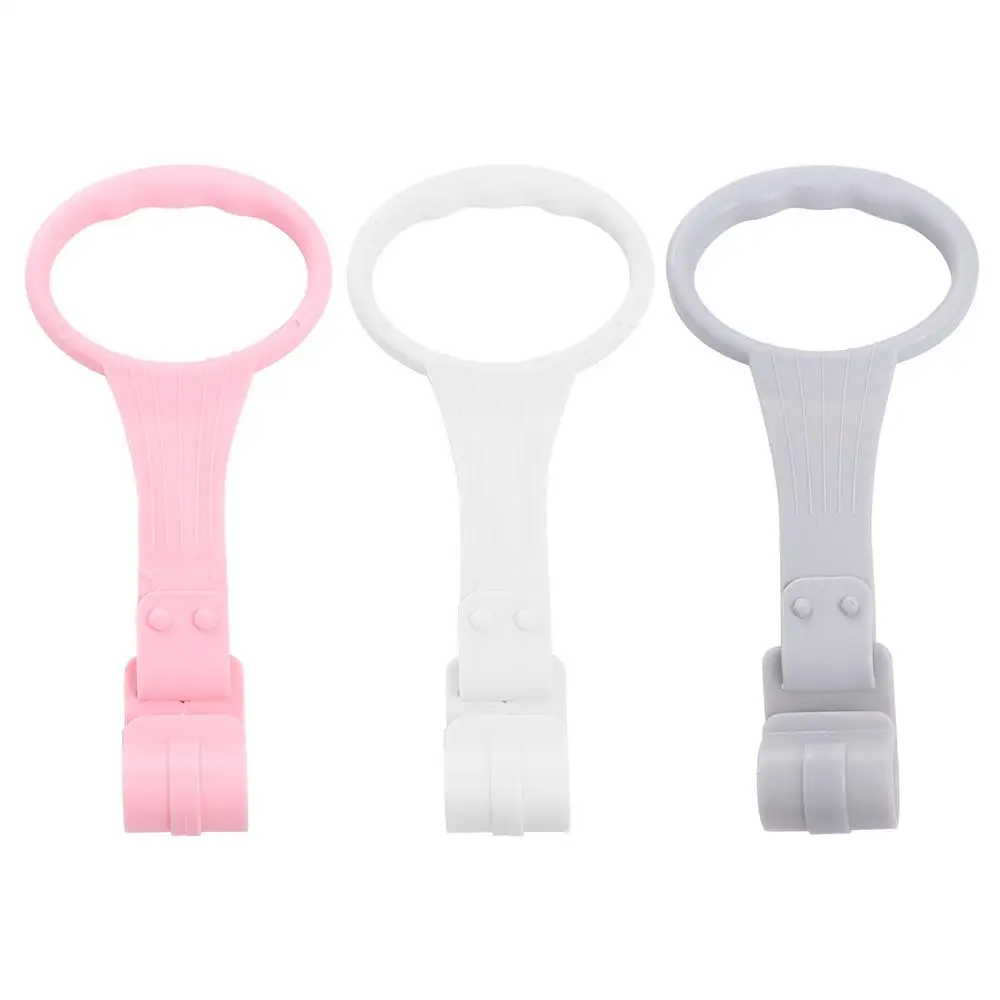 Hanging Ring Children's Bed Pull Ring Plastic Solid Color Learn To Stand Hand Pull Ring Bed Accessories Creative